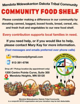 Mendota Mdewakanton Dakota Tribal Community Food Shelf
